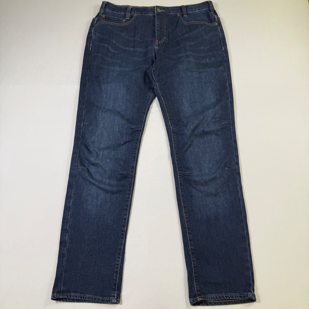 Vertx Defiance Tactical Jeans Mens 36x34 Dark Wash Blue Coolmax Stretch VTX1230